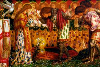 Dante Gabriel Rossetti : How Sir Galahad